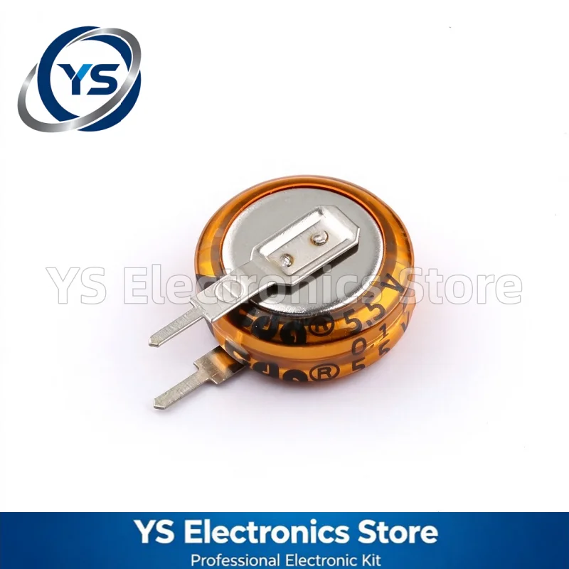 2pcs/lot 5.5V 0.1F V Type Terminal CDA CB5R5104VF-ZJ CB Series Super Capacitor Ultra Farad Capacitors New High Quality
