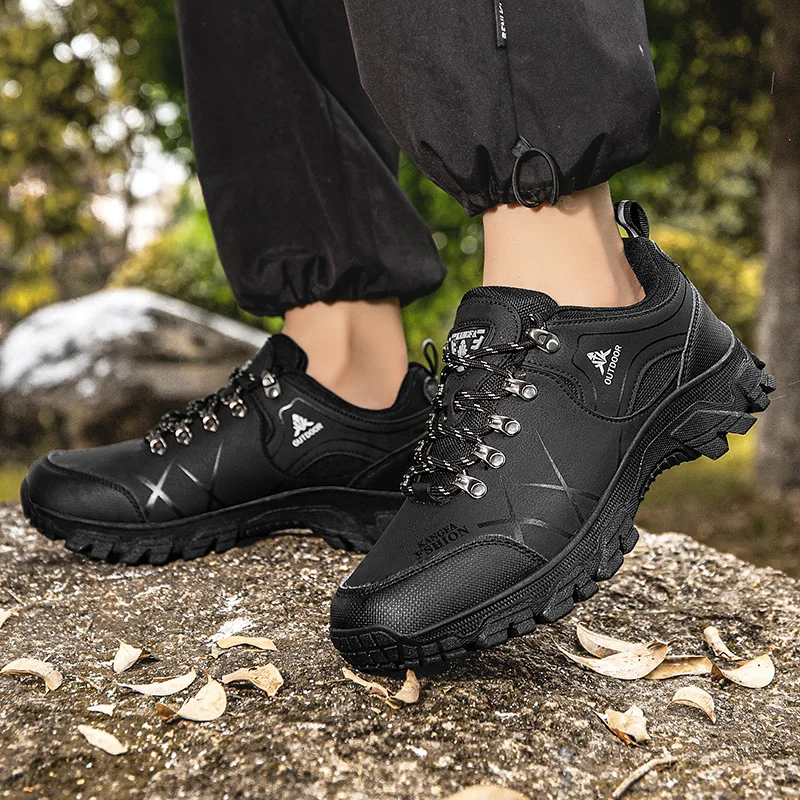 

New Men's Comfortable Hiking Shoes for Outdoor Mountaineering Work Wear Resistant Hiking Training Sneaker Men's Shoes 40--47