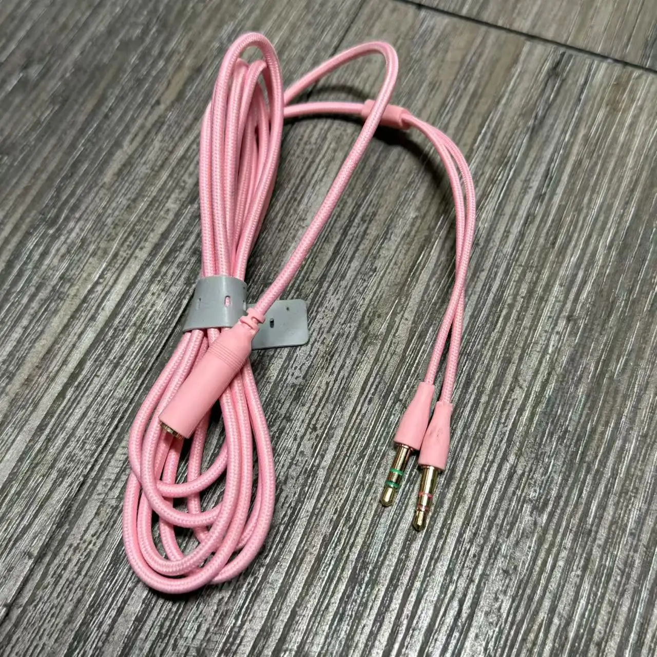 كابل توصيل USB أصلي إلى 5 نوى لسماعات الرأس السلكية Razer Kraken kitty V2 بديل 2 إلى 1 كابل، كابلات الشاحن