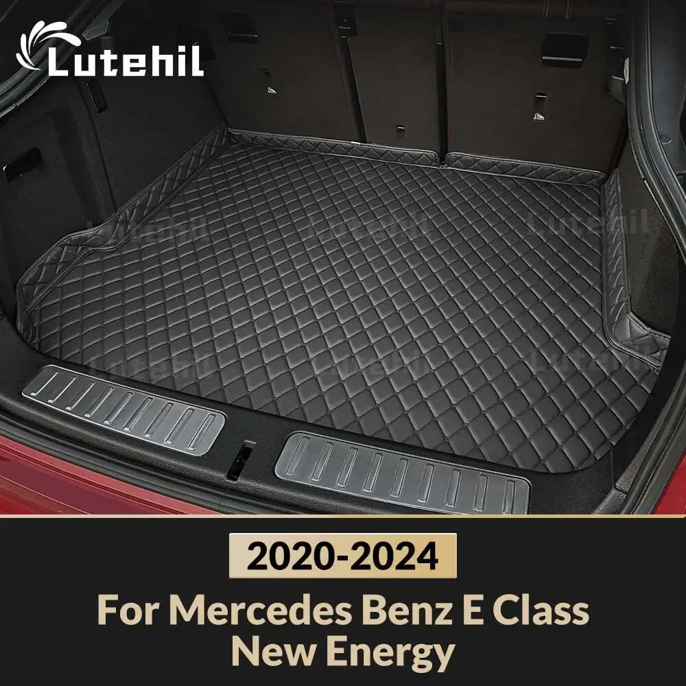 

For Mercedes Benz E Class New Energy 2020-2024 Custom Car Trunk Mat Protective Pad Cargo Liner Auto Interior Accessories