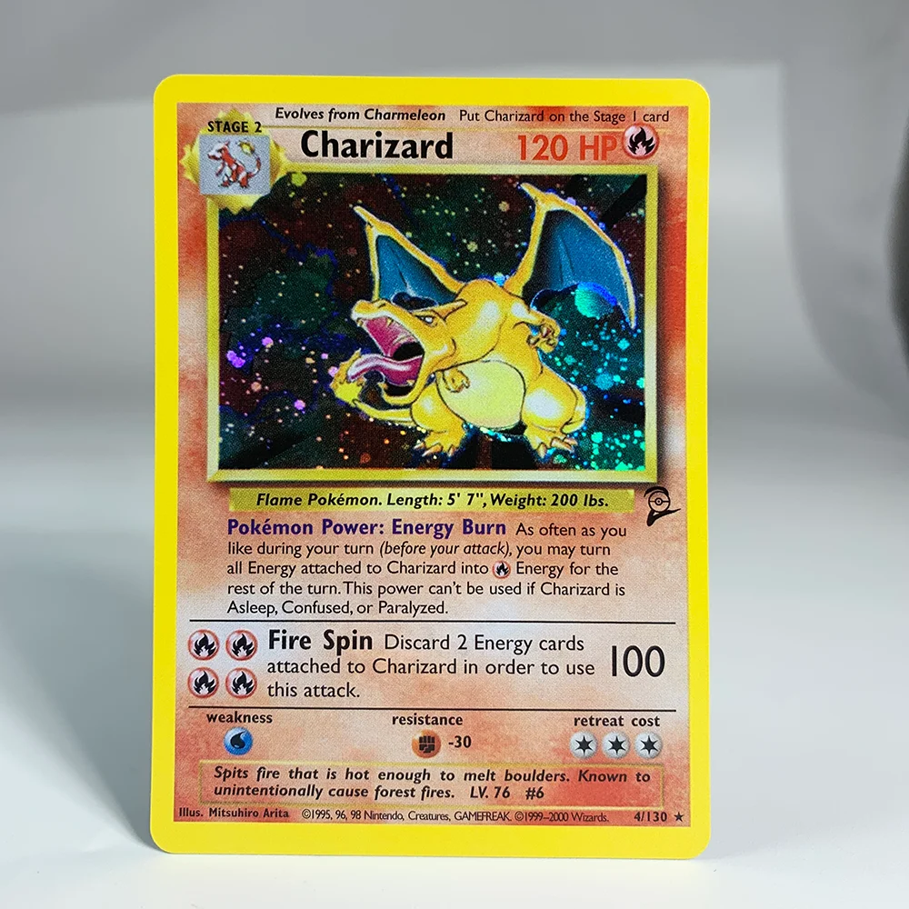 Gioco olografico Trading Collection Carte proxy PTCG CharizardEX LguiaV Latios Singl PKM Foil Card MCharizard EX(GX) Giocattoli Regali