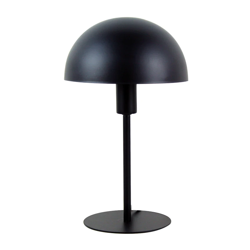 Mushroom Small Table Lamp Living Room Bedroom Study Bedside Table Lamp E14 Simple Black White
