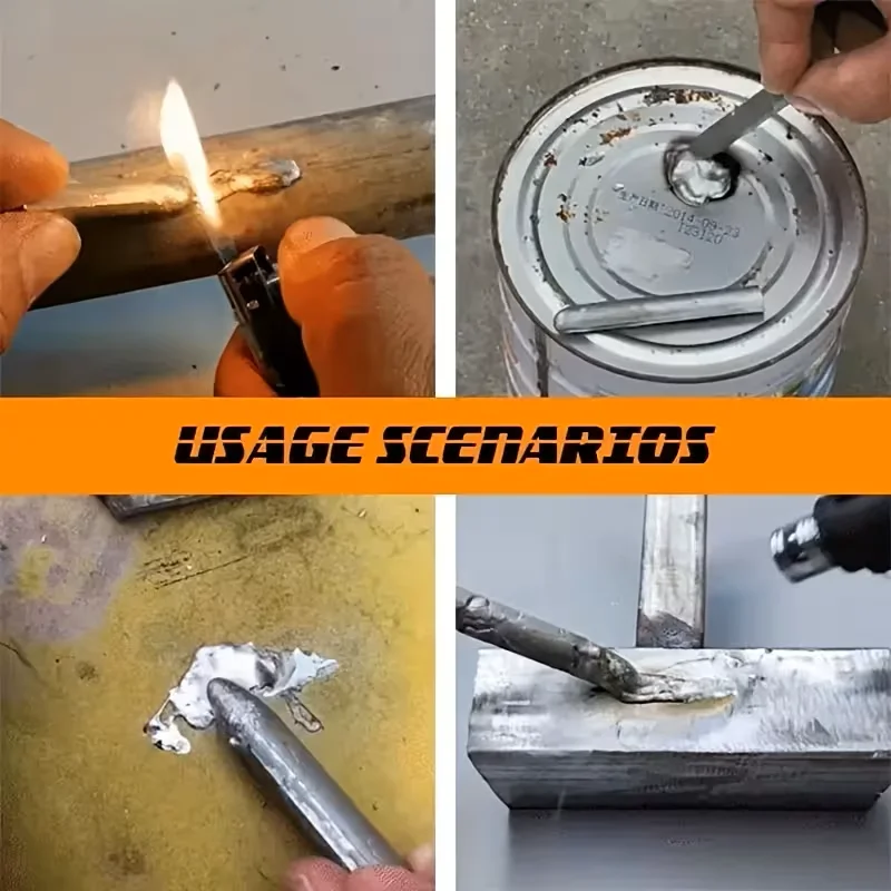 低温アルミニウム溶接棒3本、アルミニウム合金低温修理ツール、家庭用汎用溶接棒