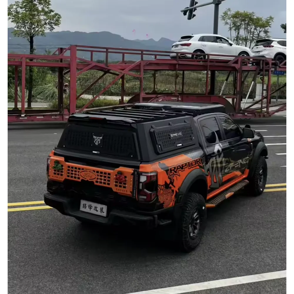 Dream Car PHEV Truck Accessories For BYD Shark 6 Modular Pickup Canopy Lightweight Aluminum Hardtop With Integrated Brake Light