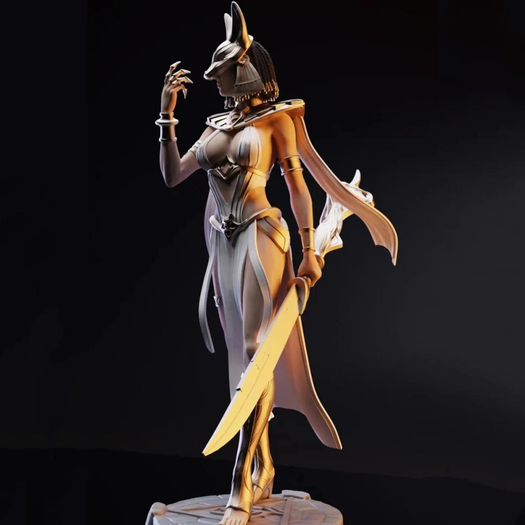 

Масштабная модель из смолы 1/24, набор для сборки, персонажи фэнтези из египетской мифологии, несобранная и неокрашенная, 3D-печать, 3D-игрушка