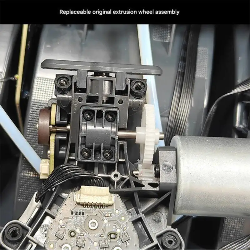 

Y1UB Upgrade Hardened Steel Extruder Gear for X1/P1 Helical Gear Integrated Shaft Extruder Gear for X1/P1 3D Printer Accessories