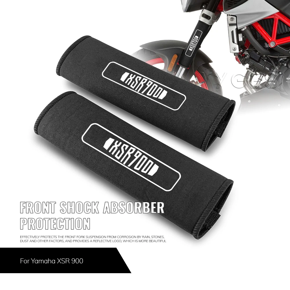 Motorcycle Front Fork Protection Cover Shock Absorber Dust Protector Stretch Fabrics Sleeve For Yamaha XSR900 XSR 900