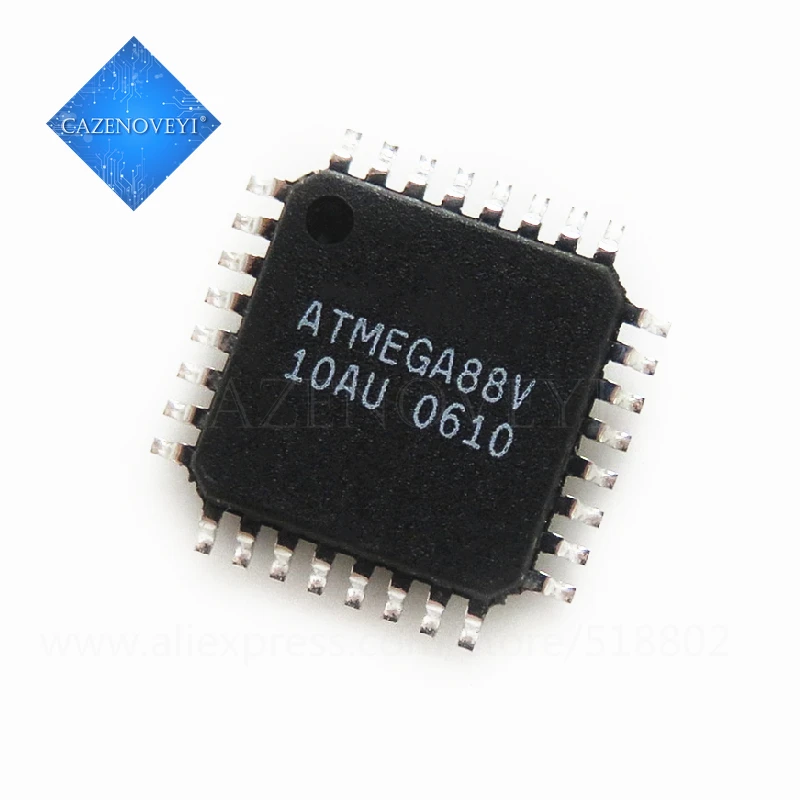 10pcs/lot ATMEGA88V-10AU ATMEGA88V QFP-32 In Stock