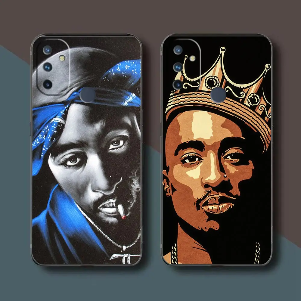 Rapper 2pac Singer Tupac Funda Case For Oneplus 9 8 8T 7 7T 6 6T 5 5T NORD N100 N10 2 CE 5G Pro Nokia 3.1 6 7 7.1 Plus Case Capa