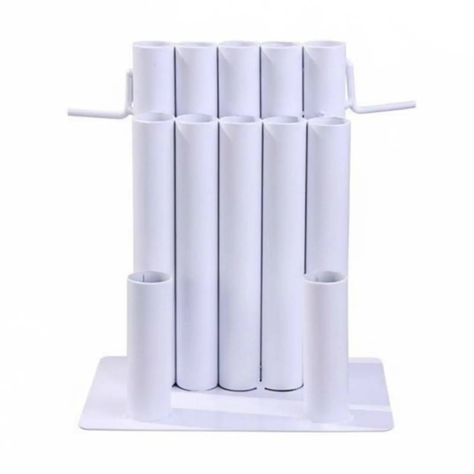 Wire Shelf Space Efficient Desktop Display Craft Tool Holder Multi Tube Organizer Stand for Workshop Storage