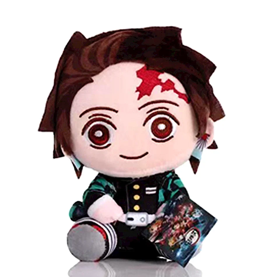Nouveau 20cm démon Slayers peluche poupée Tanjirou Nezuko Zenitsu Anime film peluche Kimetsu No Yaiba jeu peluche Figure enfants cadeau