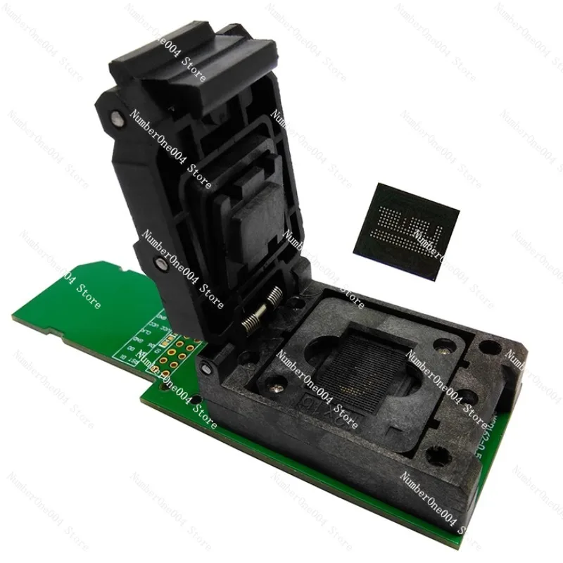 Suitable for EMCP162/186 to SD interface test socket BGA mobile phone font chip read-write socket, data recovery