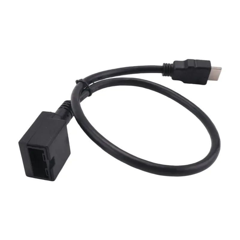 Black Molding 0.5M High Speed -Compatible E Type 19P Female To A Type Male Connector-A86G