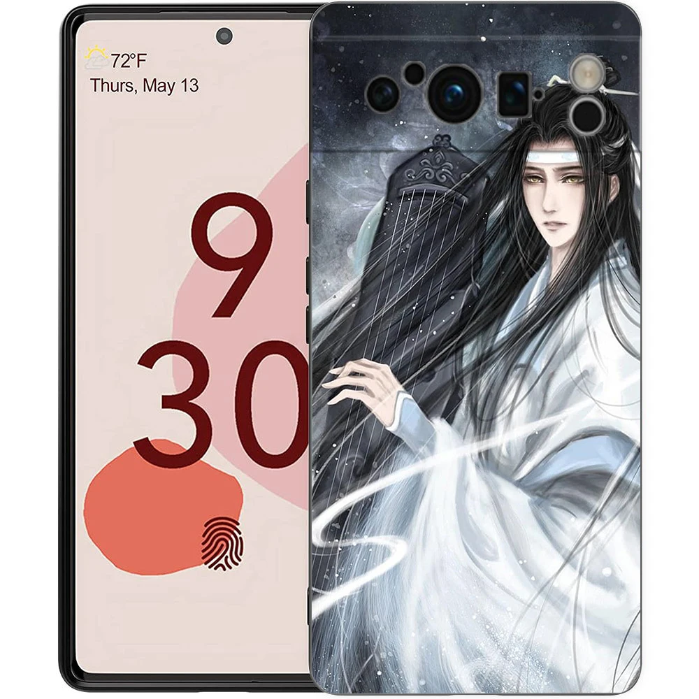 حافظة هاتف لهاتف جوجل بيكسل 9 8 7 6 9A 8A 7A 6A Pro 10 9 Pro XL حافظة ناعمة من البولي يوريثان مقاومة للصدمات Capas Mo Dao Zu Shi MDZS أنيمي