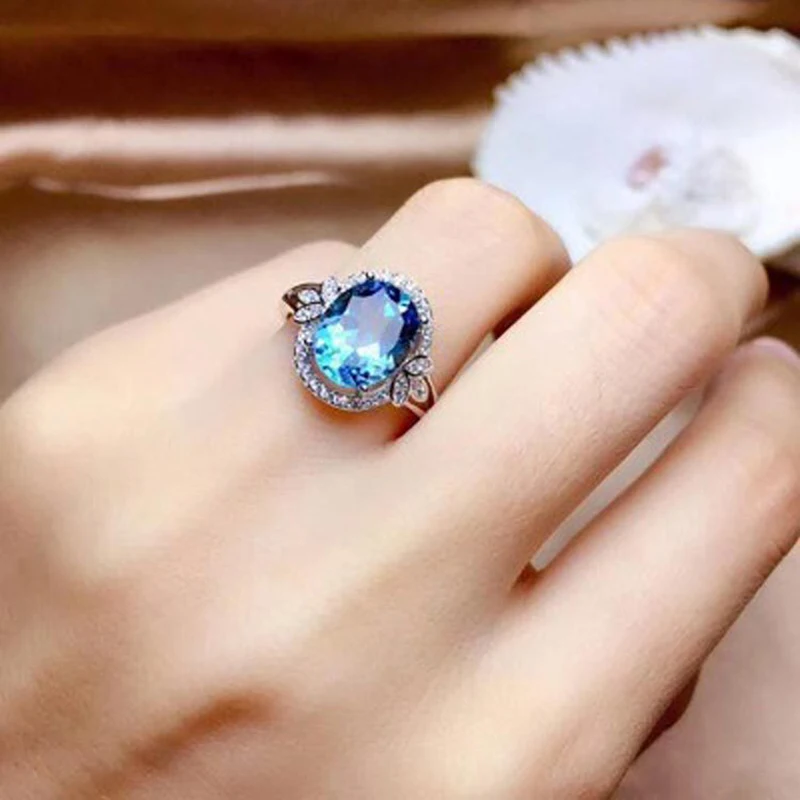 Bague en Acier Inoxydable pour Femme, Bijoux de Fiançailles, Tendance de la Mode