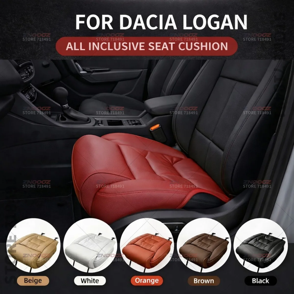 

For Dacia Logan Stepway Car Seat Leg Support Extension Seat Cover Memory Foam Extender Cushion Interior Accessories