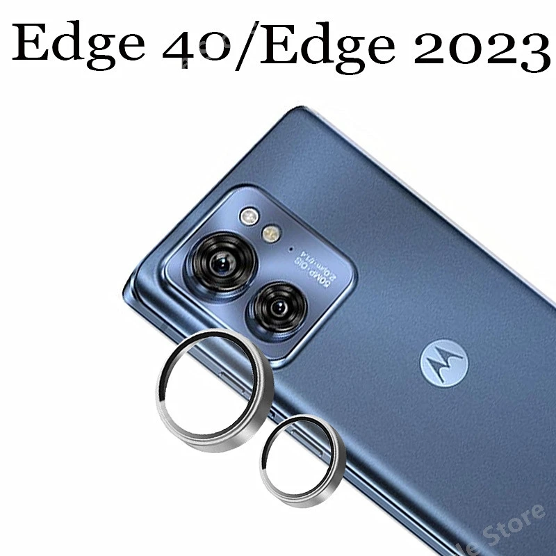 

3/2/1PCS Metal Camera Lens Protector For Motorola Edge 40 Camera Glass Lens film Edge 2023 3D Snap-On Anti-Scratch