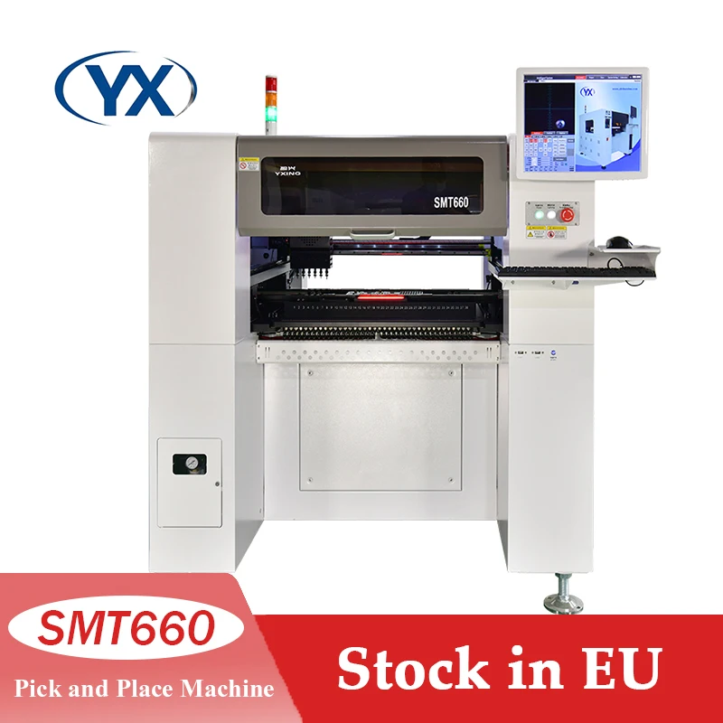 Stock en la máquina de recogida y colocación SMT de la UE, máquina de colocación SMT del contador de chips LED SMT para chips LED y PCB