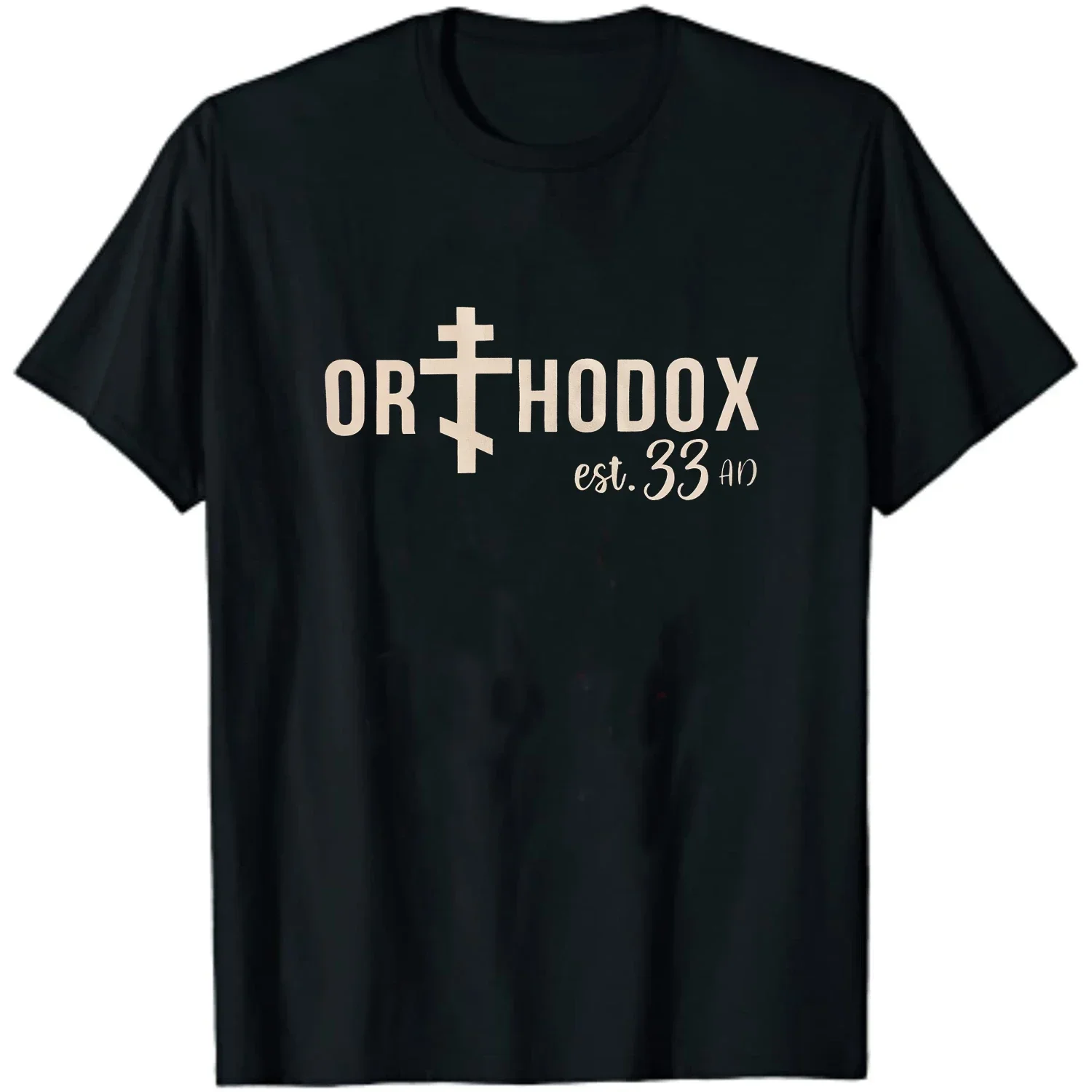 Orthodoxy - Orthodox Apparel - Men's Christian T-Shirt 100% Cotton O-Neck Summer Short Sleeve Casual Mens T-shirt Size S-3XL