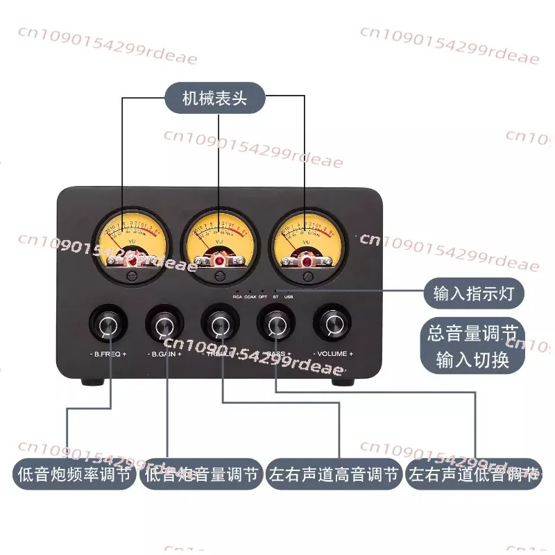 D185 Dual Core TPA3255 High Power HiFi Bluetooth 2.1 Channel Digital Power Amplifier with Optical Coaxial