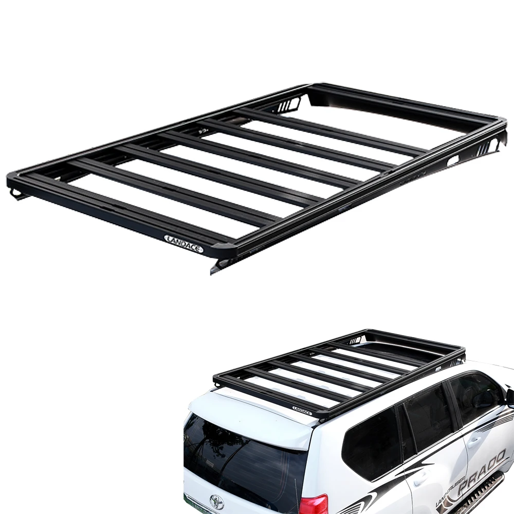 

4x4 Land Cruiser Prado 150 Cross Country Car Rack Aluminium And Roof Mount Luggage Holder