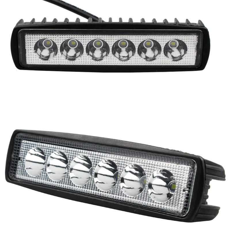 Motorcycle lighting auxiliary daily running lights single row LED work lights universal accessories