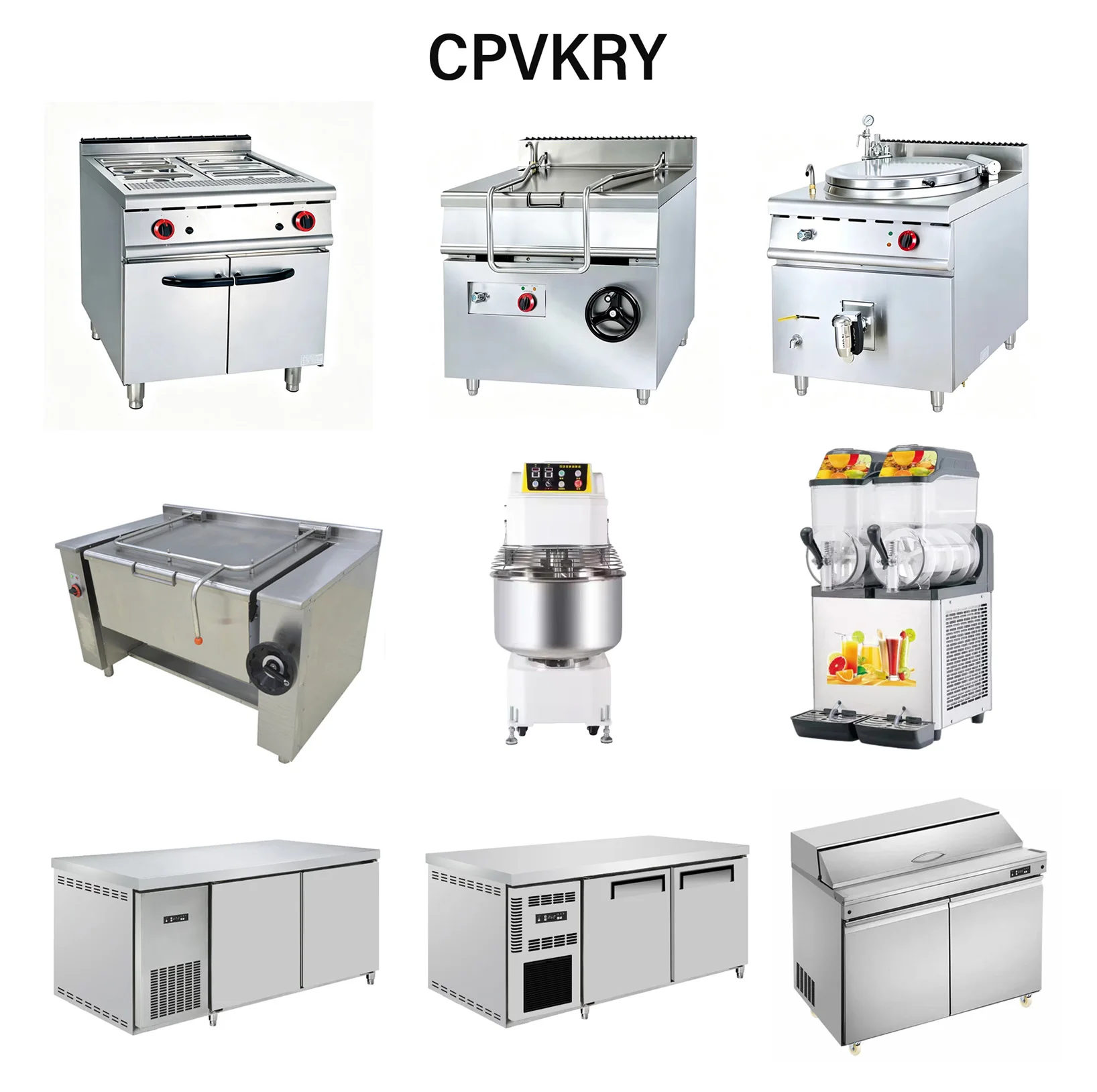 Stainless Steel Commercial Restaurant Kitchen Equipment Gas Electric CE Certified 2 Year Warranty Free Stand/Table Top For Hotel