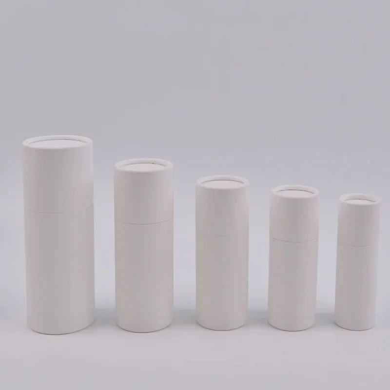 

50 Pcs , White Eco-Friendly Cardboard Tube for Gift Packaging, Paper Sleeve For Glass Bottle