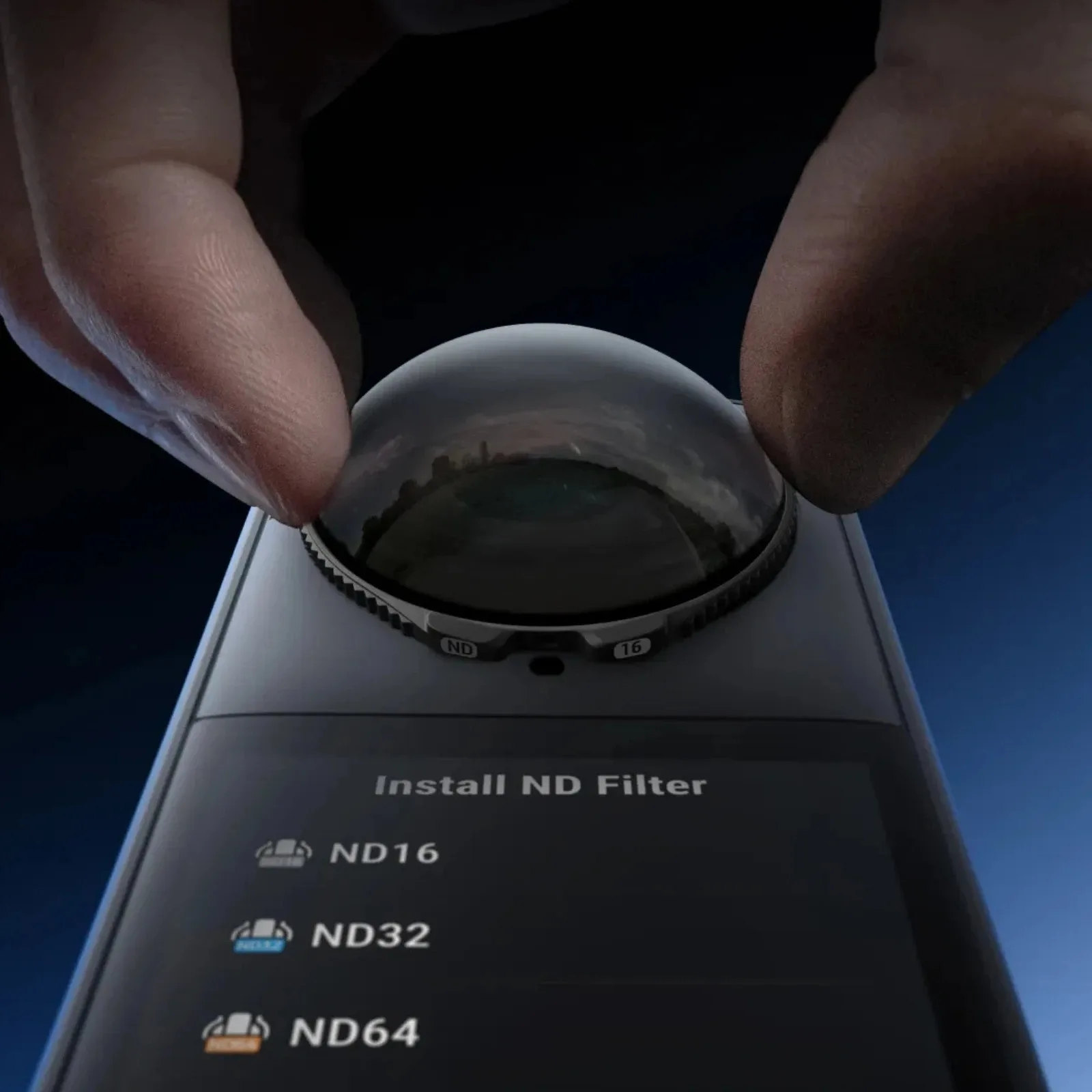 لمرشحات Insta360 X5 ND ND16 ND32 ND64 طمس الحركة السينمائية الزجاج المقسى كشف السيارات الذكية لملحقات Insta 360X5 #3