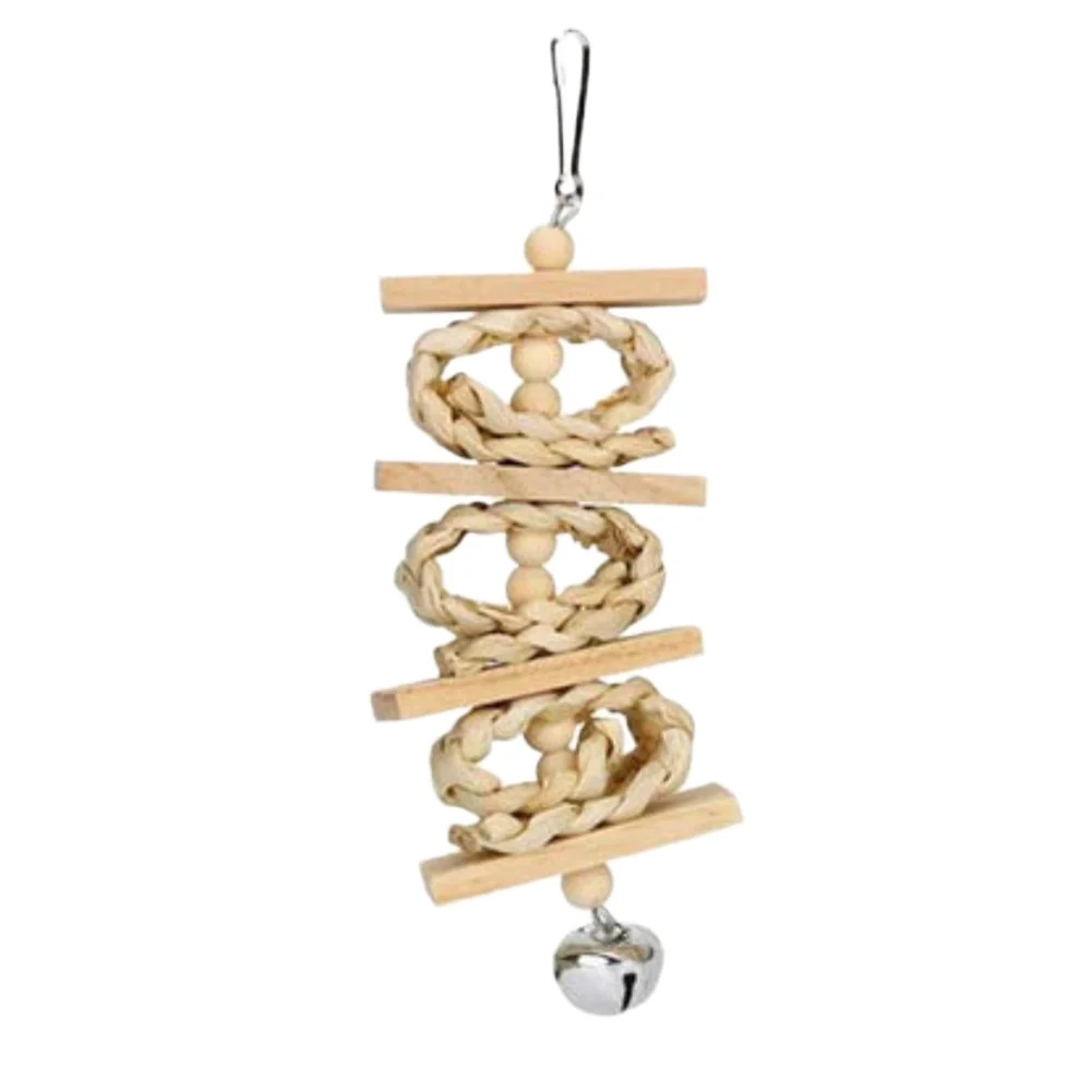 Interactive Bird Set Featuring Swing Chew Toys and Modular Accessories for Small Bird Cage Enrichment and Exercise