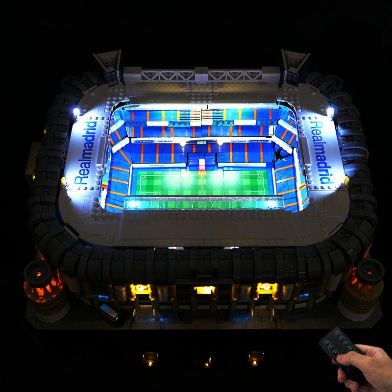 DIY RC LED Light Kit For LEGO 10299 Santiago Bernabéu Stadium (Only LED Light,Without Blocks Model)