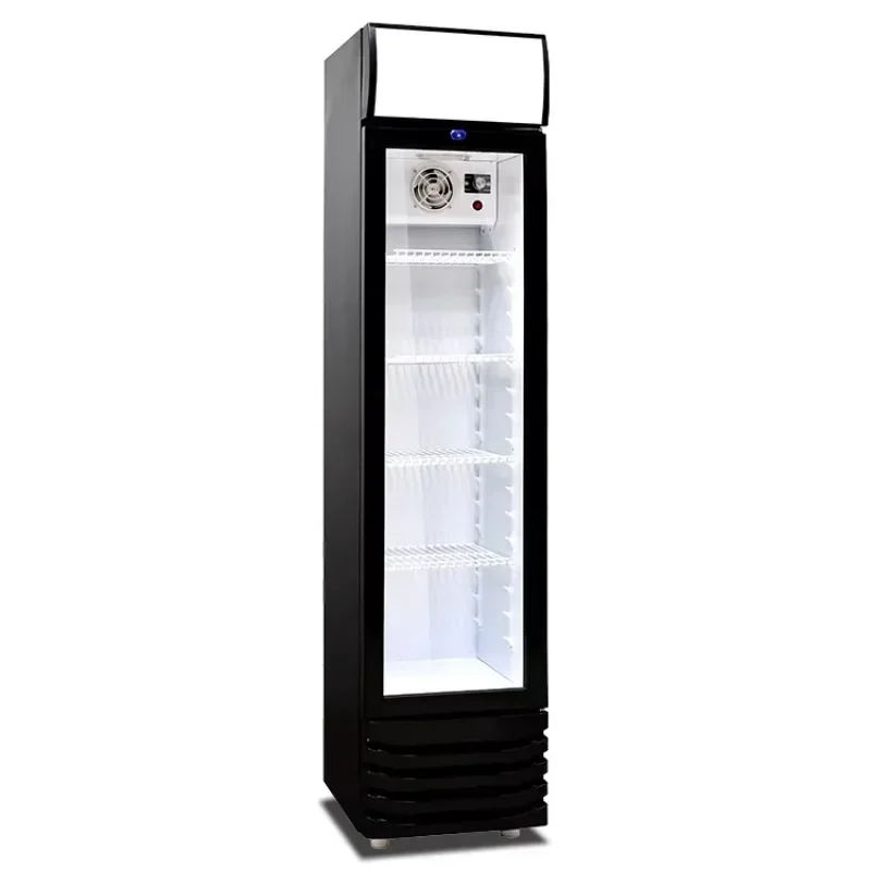 

135L Ice Cream Single Door Freezer Vertical Showcase Freezer Beverage Display Cooler