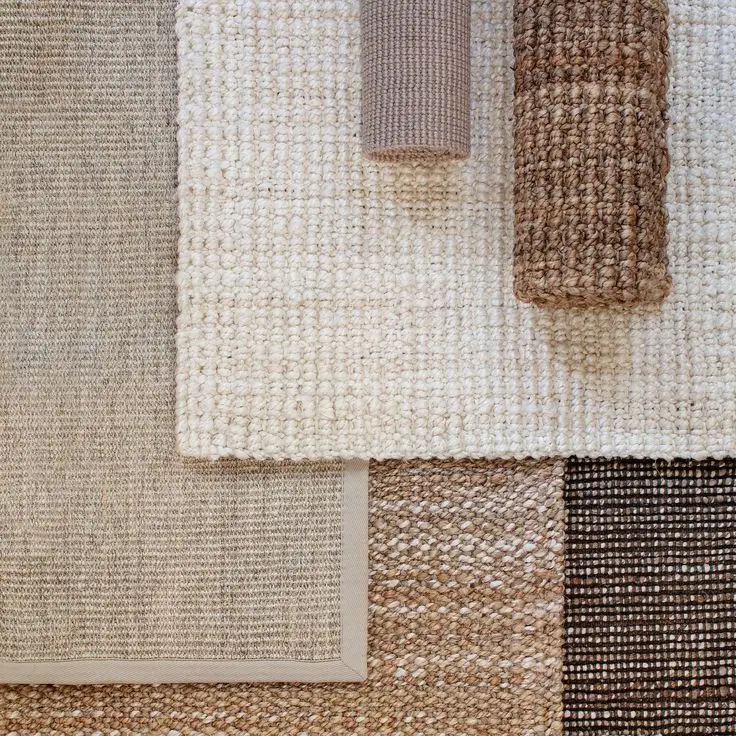 

Elegant Small Carpet Handmade Indoor Pure Natural Material High Quality Sensation Simple Design Versatile Interior Floor Mat
