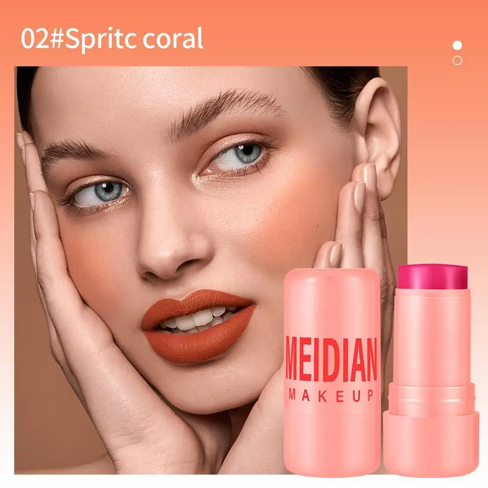 

Dual-purpose Blush Stick Powder Blusher Face Contouring Lipstick Multi-function Makeup Stick Korean Cosmetics