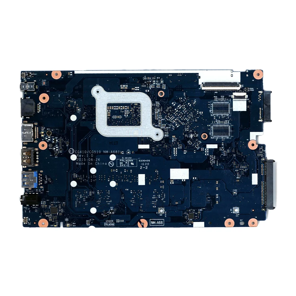 Laptop Motherboard For Lenovo ideapad 100-14IBD NM-A681 With CPU:3205U i3-5005U i5-5200U FRU:5B20K50557