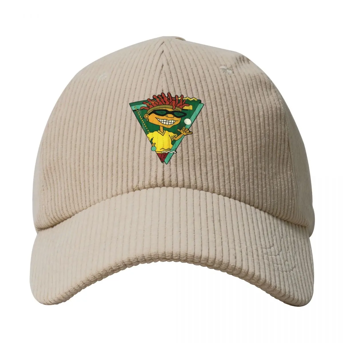 Rocket Power Character Group Baseball Cap Corduroy Style Hats Sun Peaked Cap