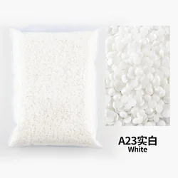 Solid white Wholesale Bulk Resin Rhinestone Jelly transparent AB 2mm,3mm,4mm,5mm,6mm Facets FlatBack Nail Art Garment Decoration