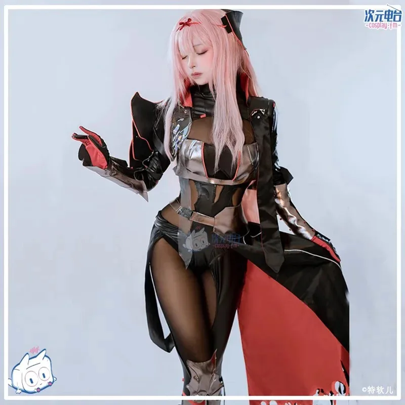 Комбинезон Nikke Goddess of Victory, униформа на Хэллоуин, Алая черная тень, карнавальный костюм, карнавальный костюм для вечеринки, парик, обувь