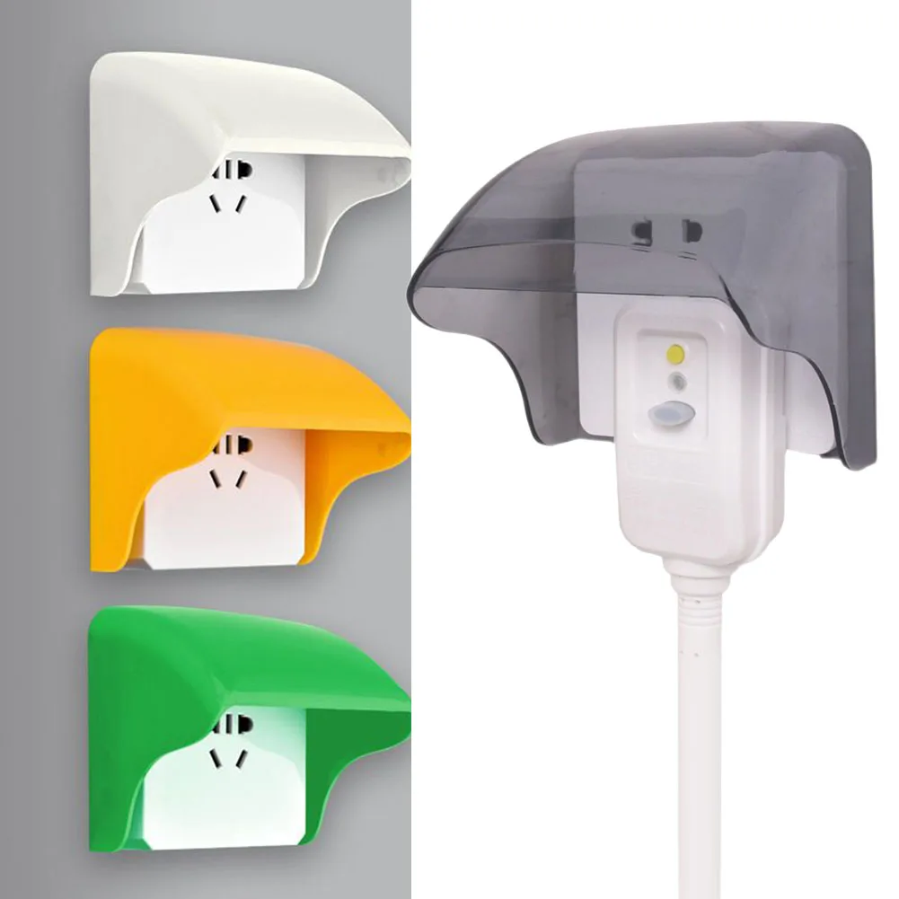 86 Type Rainproof Socket Box Waterproof For Splash For Proof Cover For Wall Lamp Switch Electrical Enclosure White Blue