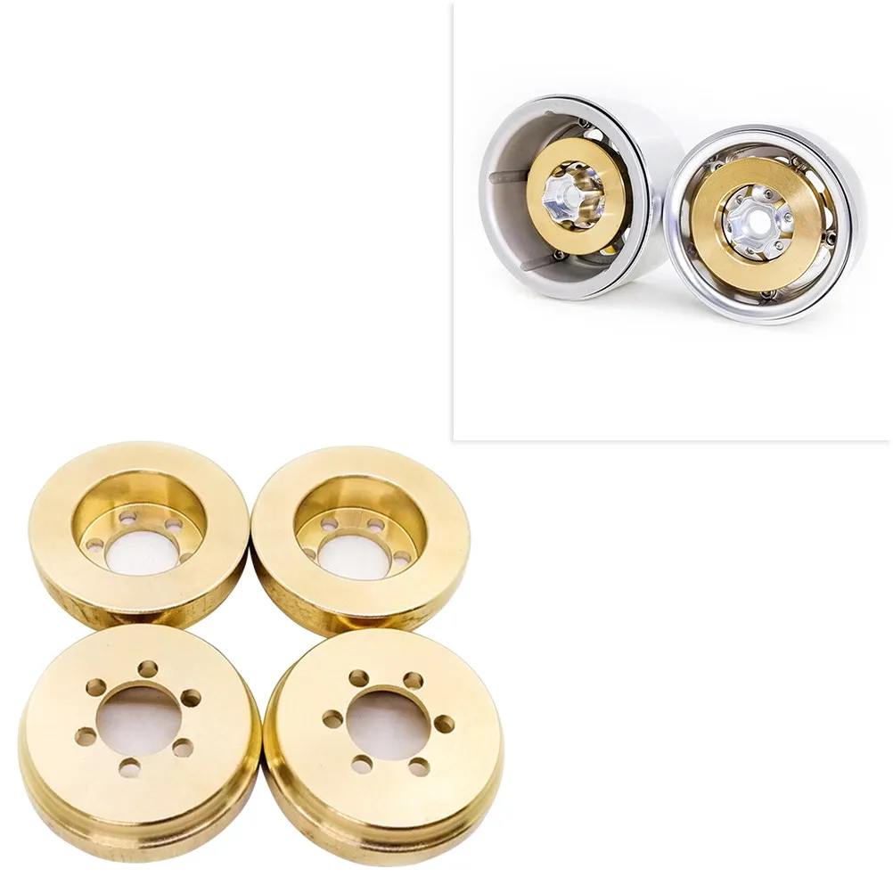 

4Pcs High Quality Durable Rc Car Counterweight Wheel Hub Fine Workmanship Perfect Style Wheel Hub Rc Car Counterweight