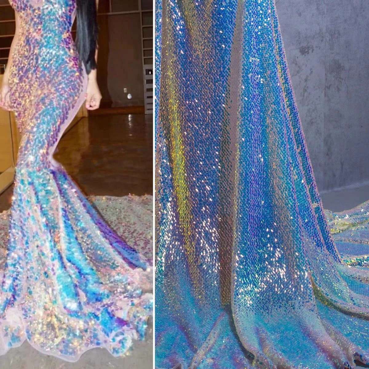 

Круглые блестки, красочная зашифрованная ткань, шитье вечерних платьев, сценические костюмы, сделай сам, фоновая скатерть, декоративные ткани