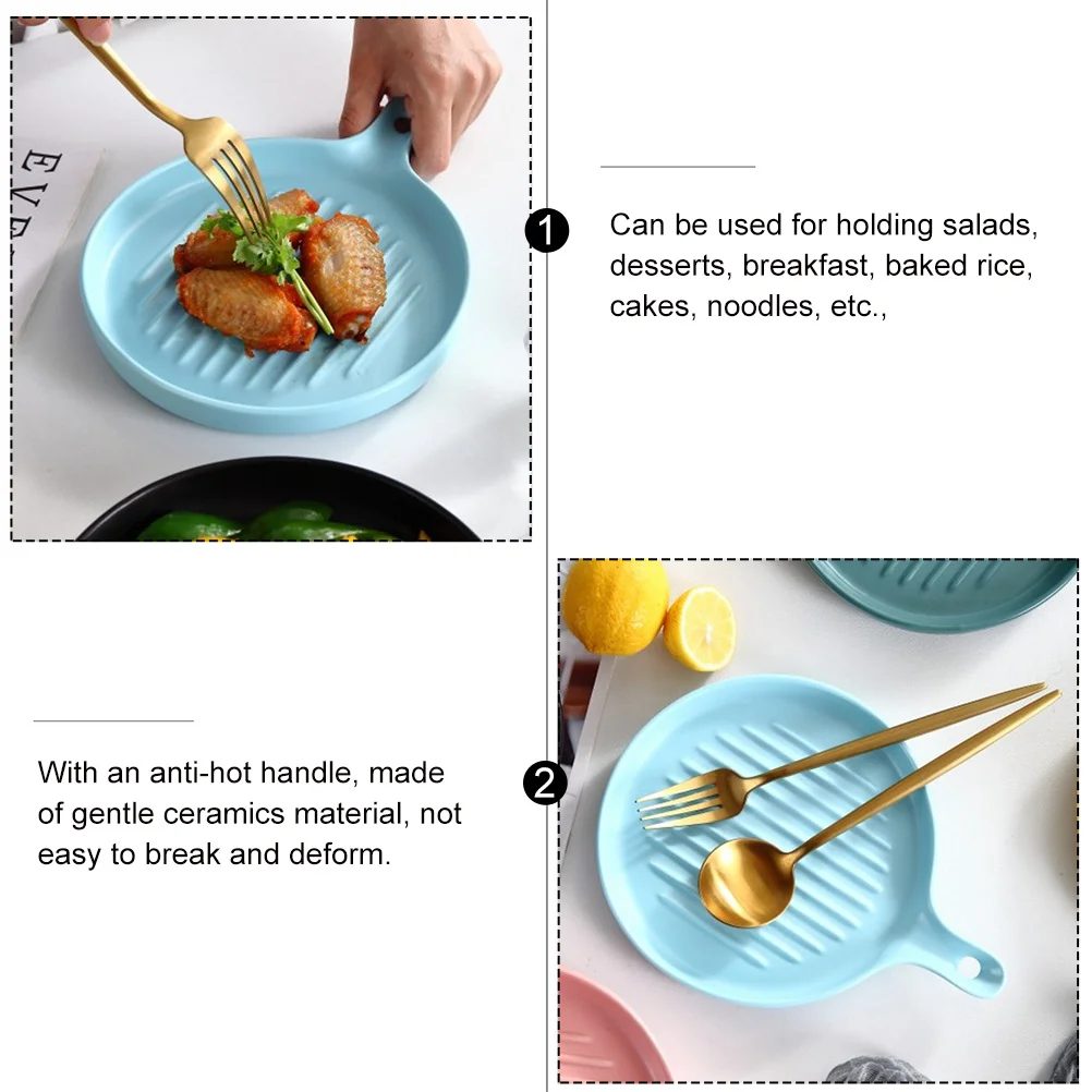 

Ceramic Handle Plate Ceramic Baking Plate Handle Baking Dish Handle Baking Plate Hanging Baking Dish