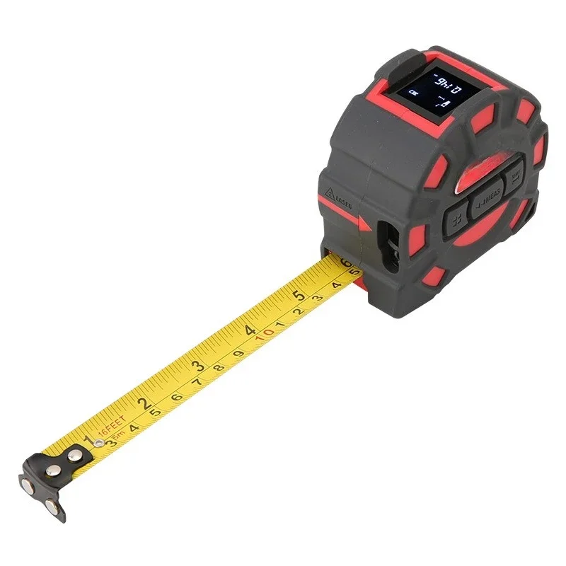 

Two-in-one multi-function, laser infrared ranging tape measure, high precision, electronic digital display