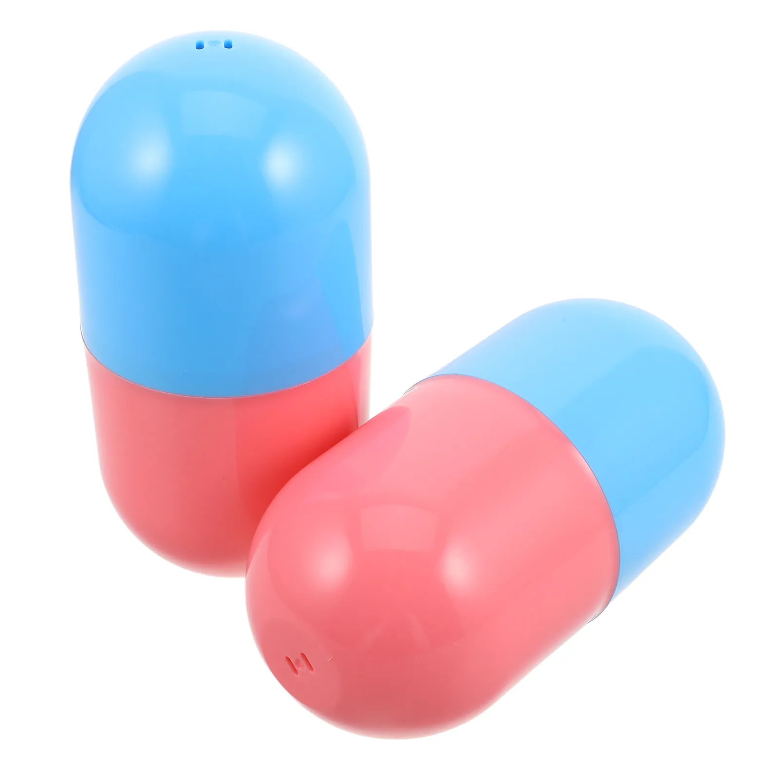 2Pcs Empty Plastic Keepsake Box Large Container For Home Storage Box Christmas Stocking Stuffers Egg Shaped Capsules
