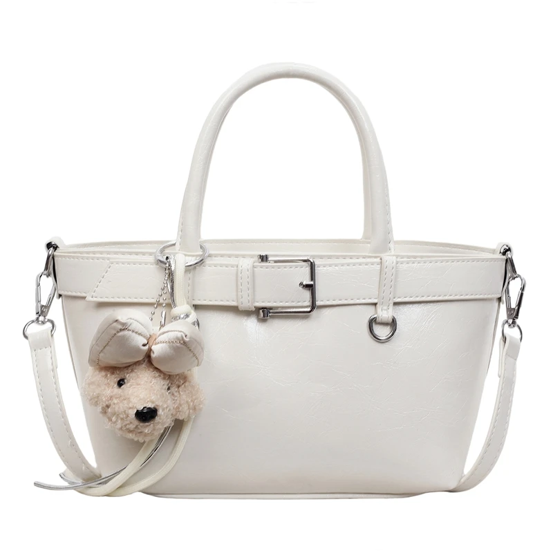 

Fashionable Chic Women'S Diaper Bag Elegant Crossbody Large Capacity Vintage Leather Luxury Designer Commuter Bag Simple Trend