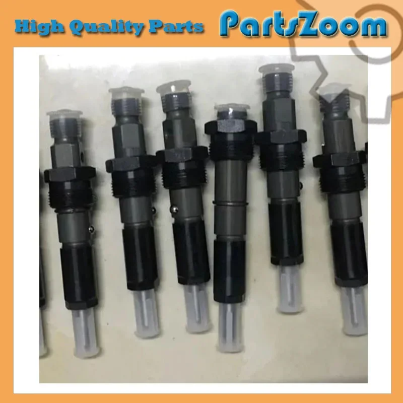 6pcs 6BT5.9 6D102 6BT PC200-7 Excavator Diesel Fuel Injector Nozzle 6738-11-3090