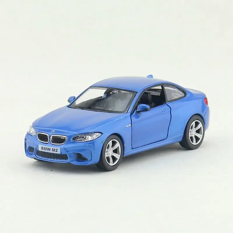 1:36 BMM M2 modelo de coche de juguete, aleación fundida a presión con neumáticos de goma extraíbles, modelos de vehículos para niños, regalos para niños, colecciones H6