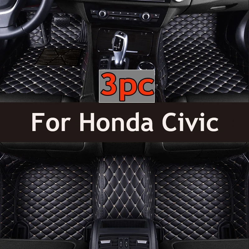 

Car Floor Mats For Honda Civic 2022 2023 2024 Carpets Styling Protect Accessories Rugs Foot Pad Auto Parts Waterproof Covers