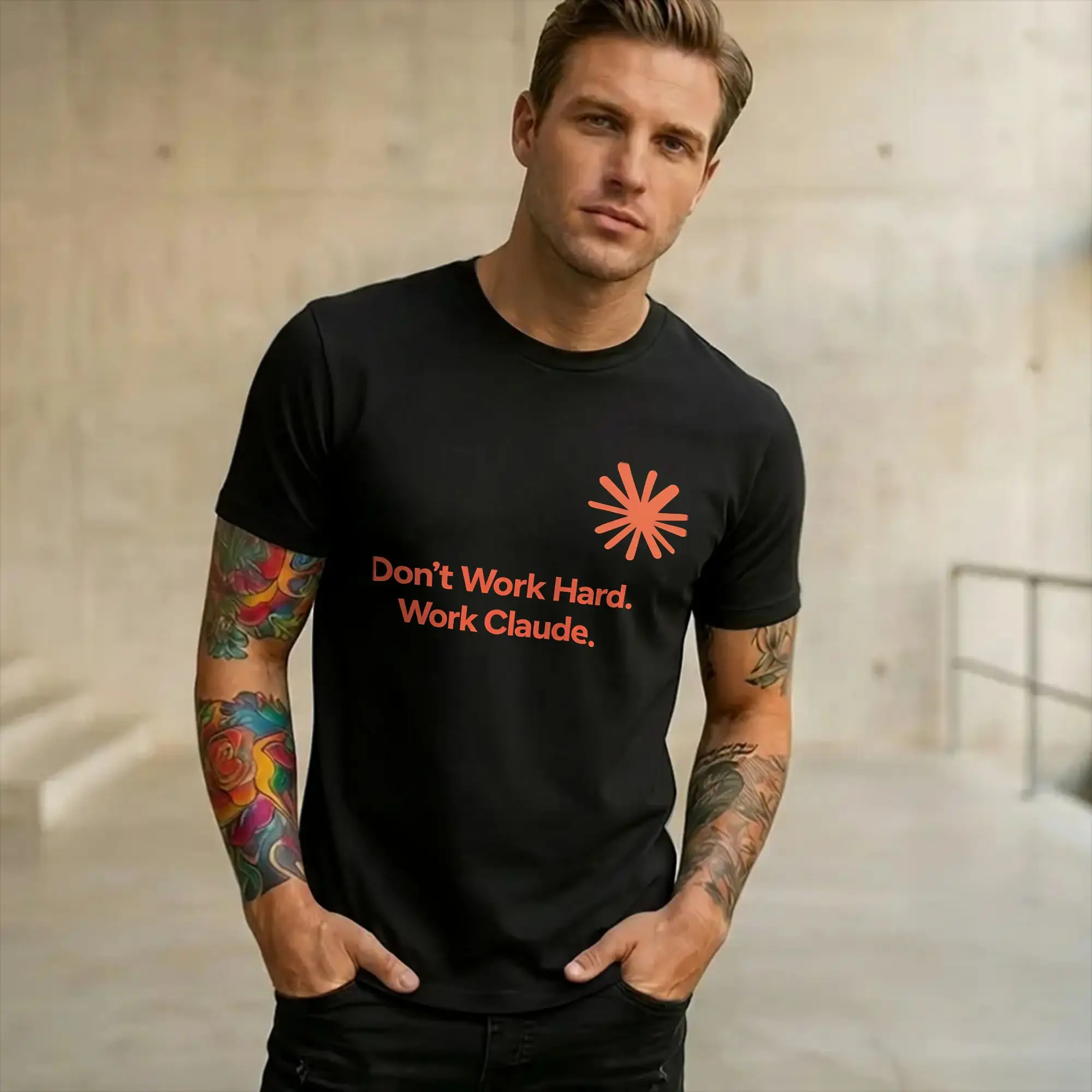 Claude Code Graphic T Shirts for Men Women  100% Cotton  Tee Shirt Clothes