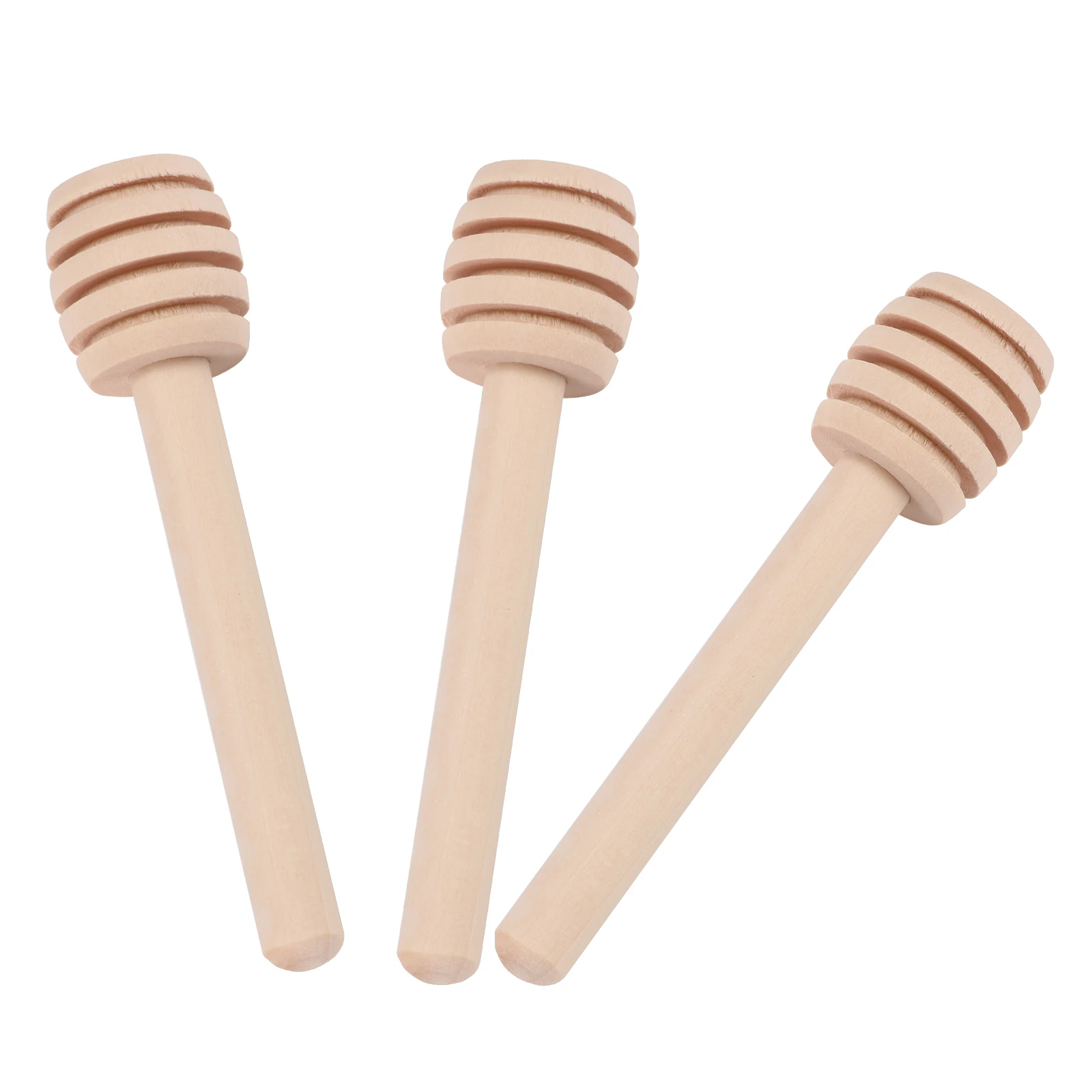 Wood Honey Stir Bar Mixing Handle Jar Spoon Practical 100Pc Dipper Honey Long Stick Supplies Honey Kitchen Tools8/10/11/15CM